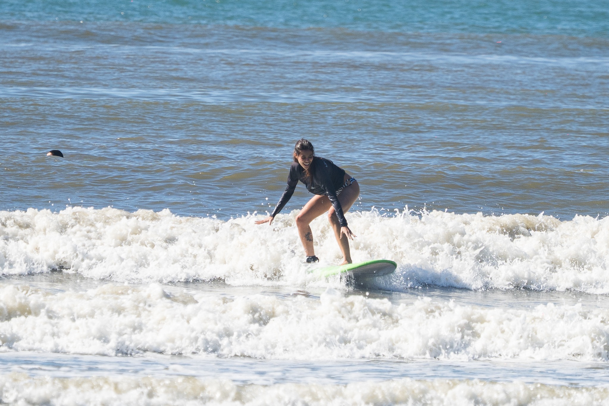 Surfista em uma onda